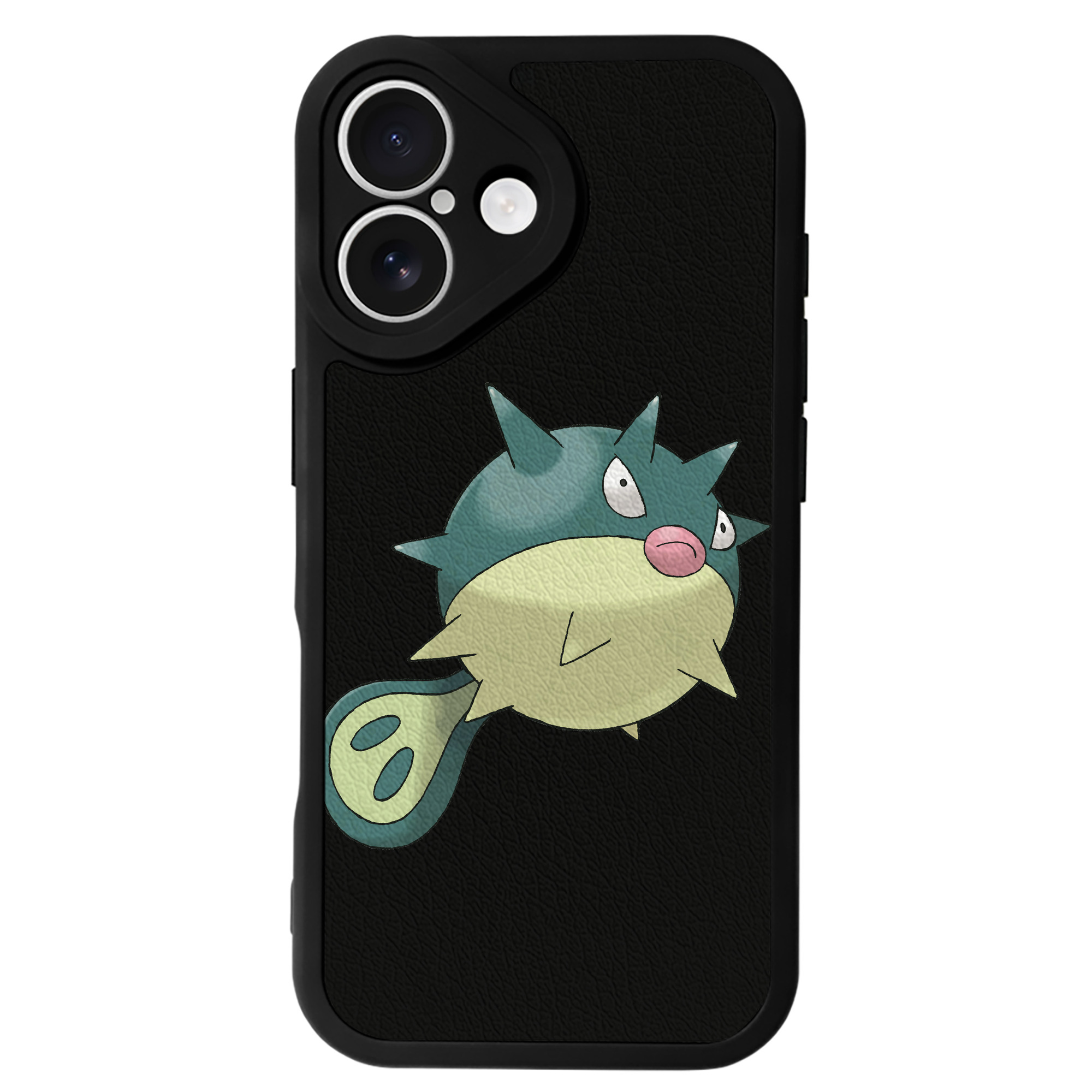 （画像用） ポケットモンスター Pokémon 【iPhone 16シリーズ対応】シリコンスマホケース（レザー調） 材質：シリコン